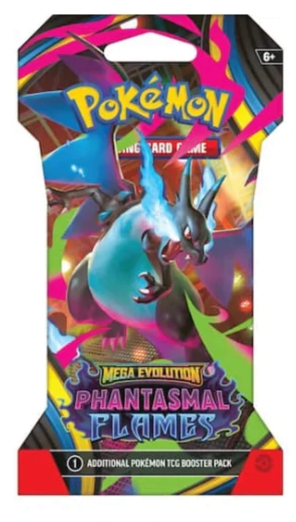 4 PACK Sleeved Phantasmal Flame Booster Pack